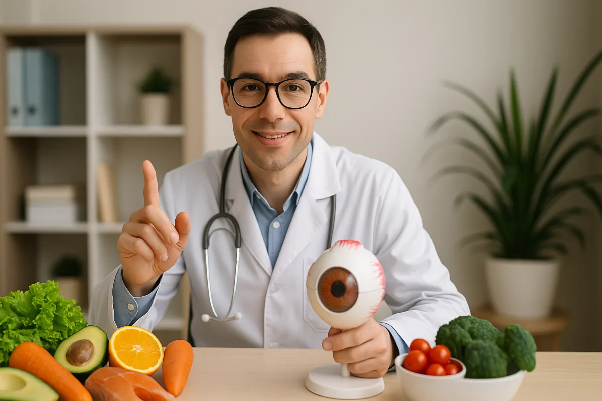 Qual è il legame tra alimentazione e salute degli occhi? Un nutrizionista risponde