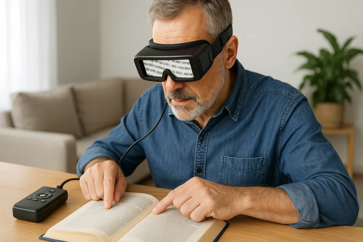 Cos'è un ausilio visivo elettronico? Vantaggi concreti oltre le lenti tradizionali per basse visioni