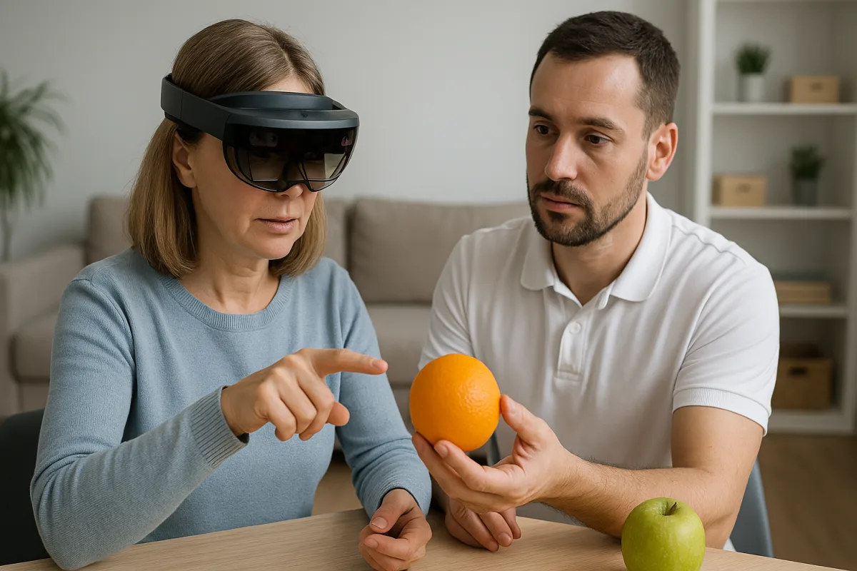 Realtà aumentata e disturbi visivi: Come può supportare la riabilitazione in modo pratico
