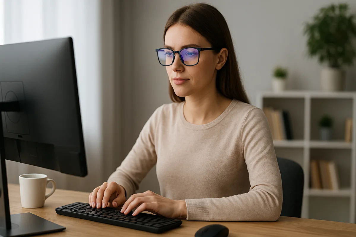 I vantaggi delle lenti filtranti per chi lavora al pc: Protezione e comfort che fanno la differenza