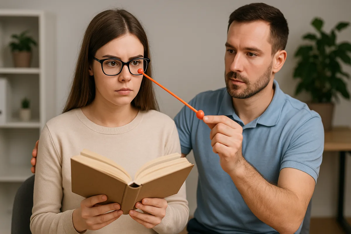 Riabilitazione per deficit di convergenza: Percorsi mirati per ridurre l’affaticamento nella lettura