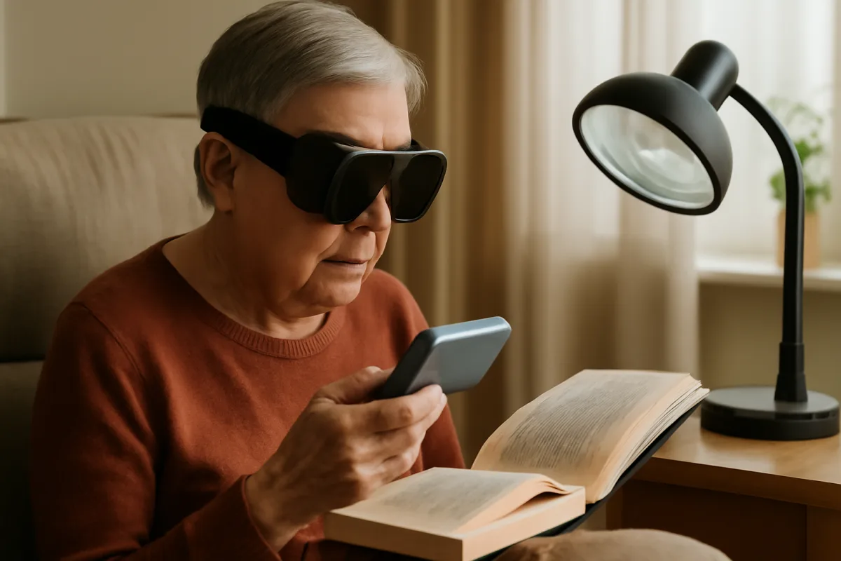 Ausili visivi per maculopatia avanzata: quale soluzione mantiene l'autonomia