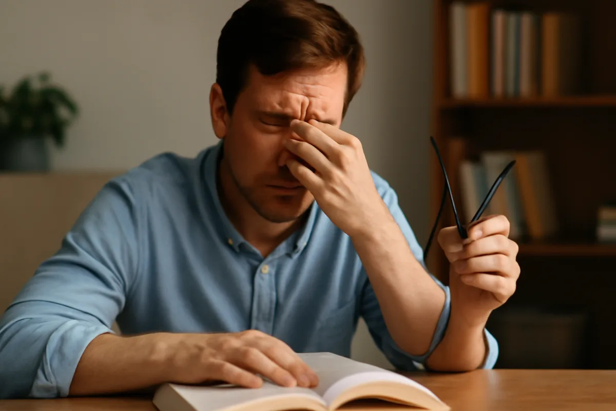 Fatica visiva durante la lettura: i segnali che indicano un problema ortottico reale