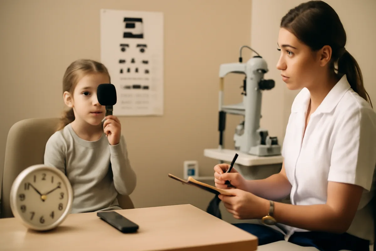 Quanto dura una valutazione ortottica pediatrica: tempi reali e cosa aspettarsi