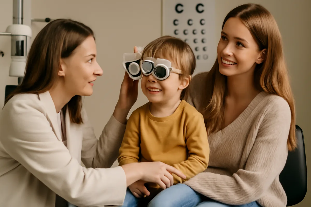 Seduta ortottica per bambini piccoli: come viverla senza tensione
