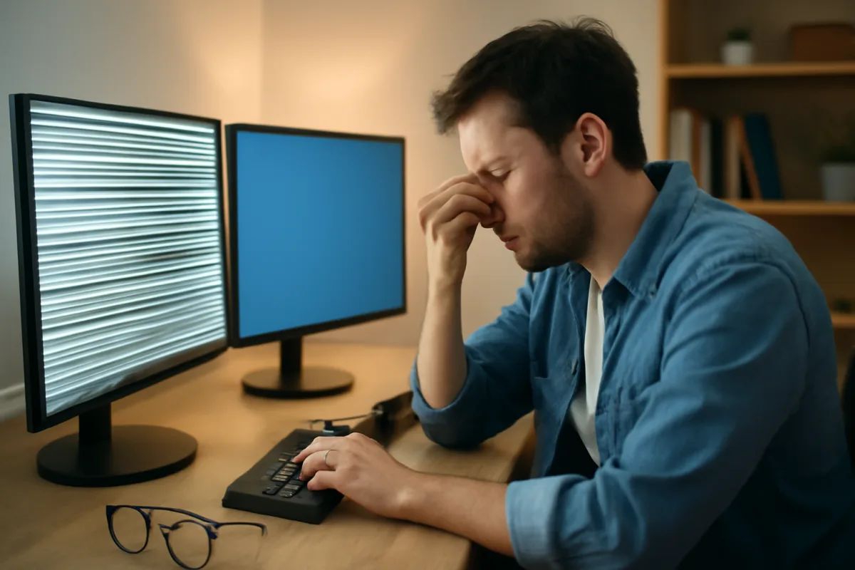 Frequenza di aggiornamento del monitor: l'impatto sottovalutato sulla fatica visiva