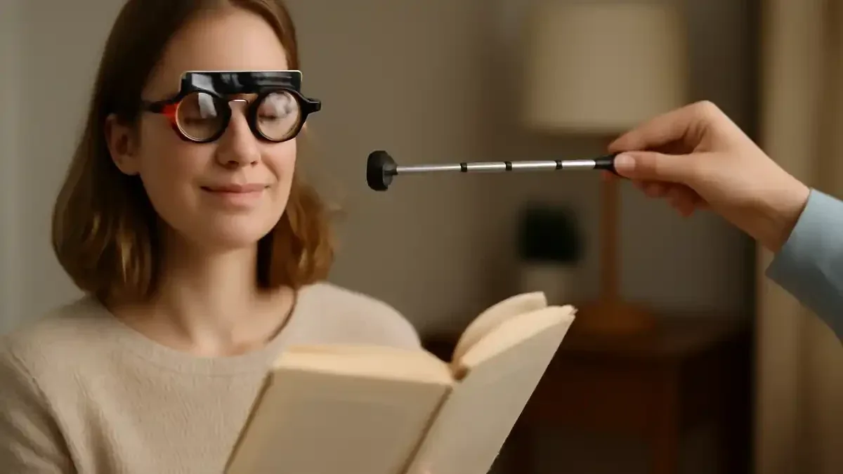 Testa inclinata durante la lettura: cosa descrivere quando una posizione sembra facilitare la visione
