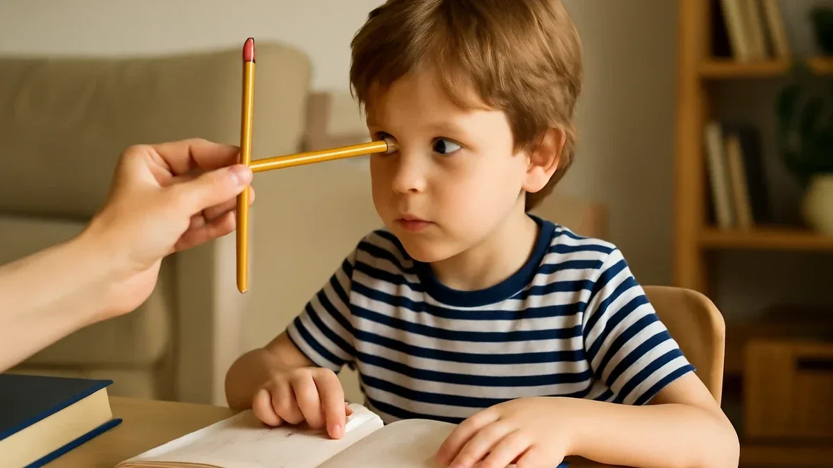 Bambino che si avvicina molto ai libri: quando parlarne durante un controllo visivo
