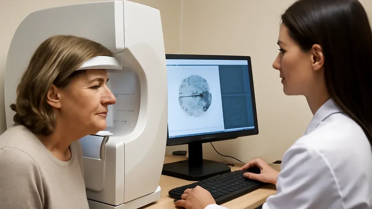 OCT della retina: quali sezioni dell'occhio vengono rappresentate